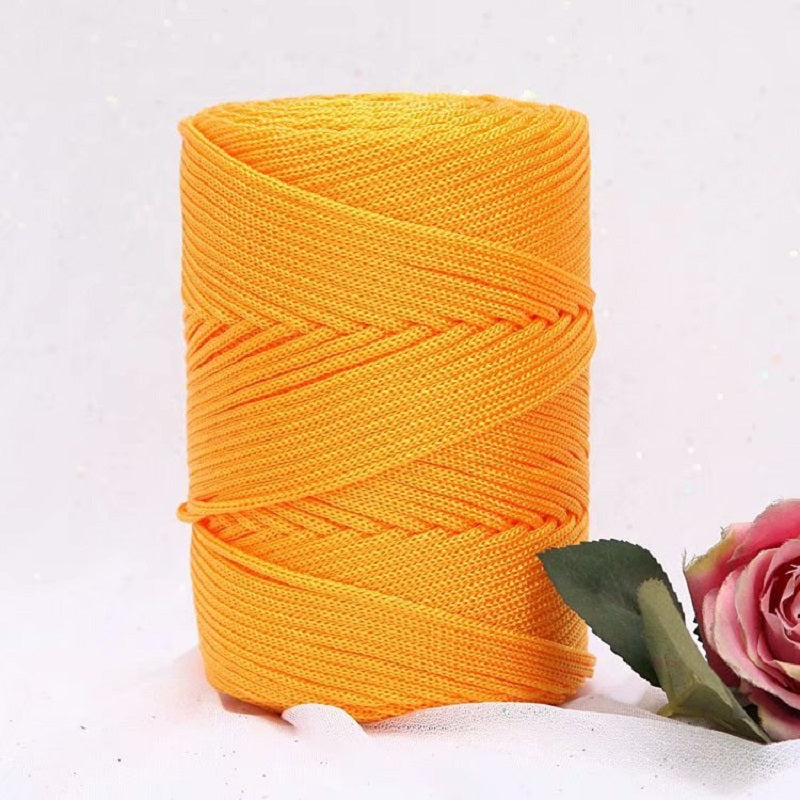 Fil nylon macramé 3mm pour 200m couleur orange