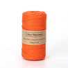 Corde macramé 3mm tressée 100m couleur orange fluo