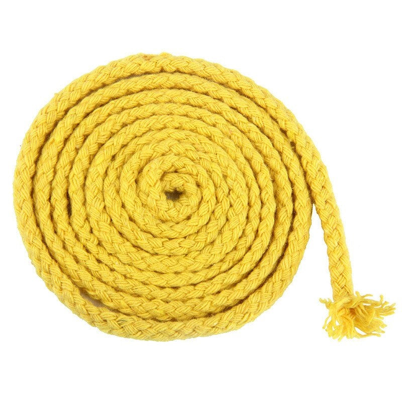 Corde macramé 5mm Torsadée 100m couleur jaune