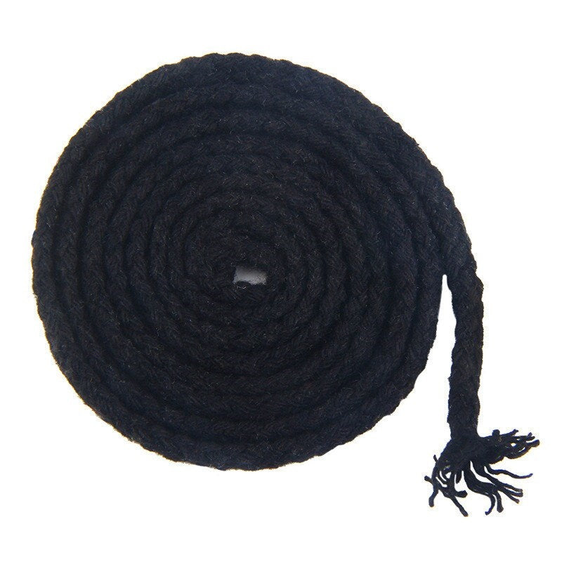 Corde macramé 5mm Torsadée 100m couleur noir