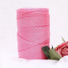 Fil nylon macramé 3mm pour 200m couleur rose vif
