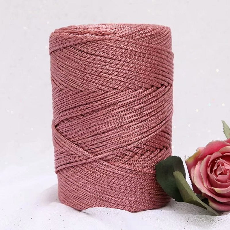 Fil nylon macramé 3mm pour 200m couleur rose