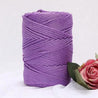 Fil nylon macramé 3mm pour 200m couleur violet