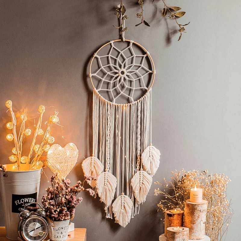 Kit de macramé pour adultes avec perles en bois, anneaux en bois et chevilles en bois - Kit de macramé pour débutants adultes - Pour la fabrication de supports pour plantes en Kit de macramé pour adultes avec perles en bois, anneaux en bois et chevilles en bois - Kit de macramé pour débutants adultes - Pour la fabrication de supports pour plantes en
