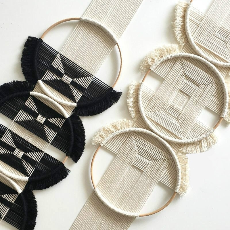 Macrame Rond Macramé rond mural | maison-macramé