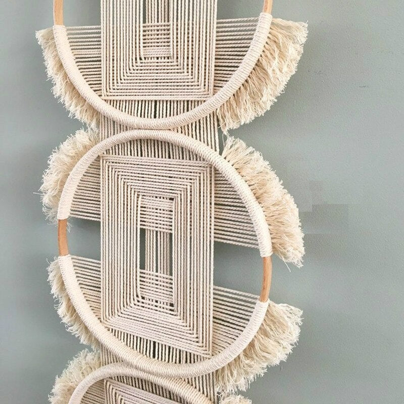 Macrame Rond Macramé rond mural | maison-macramé